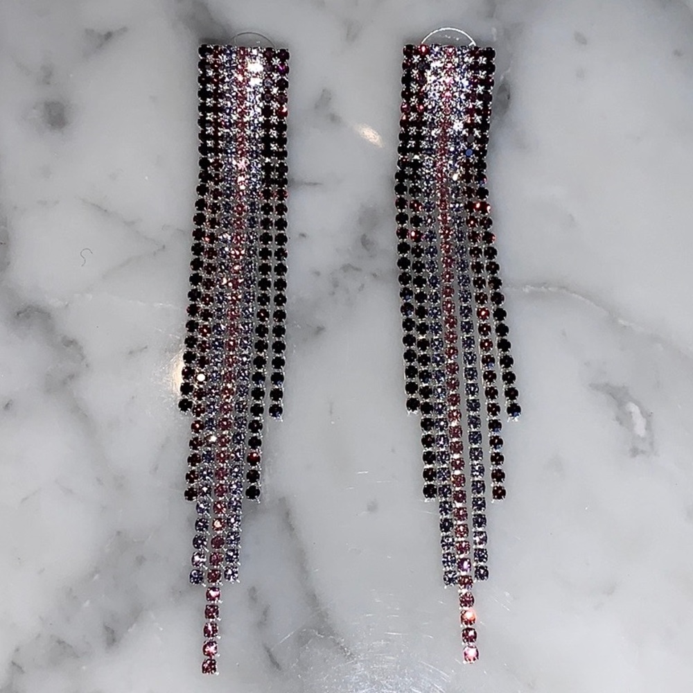 Luxury Inspired (Coco) Waterfall Design Earrings